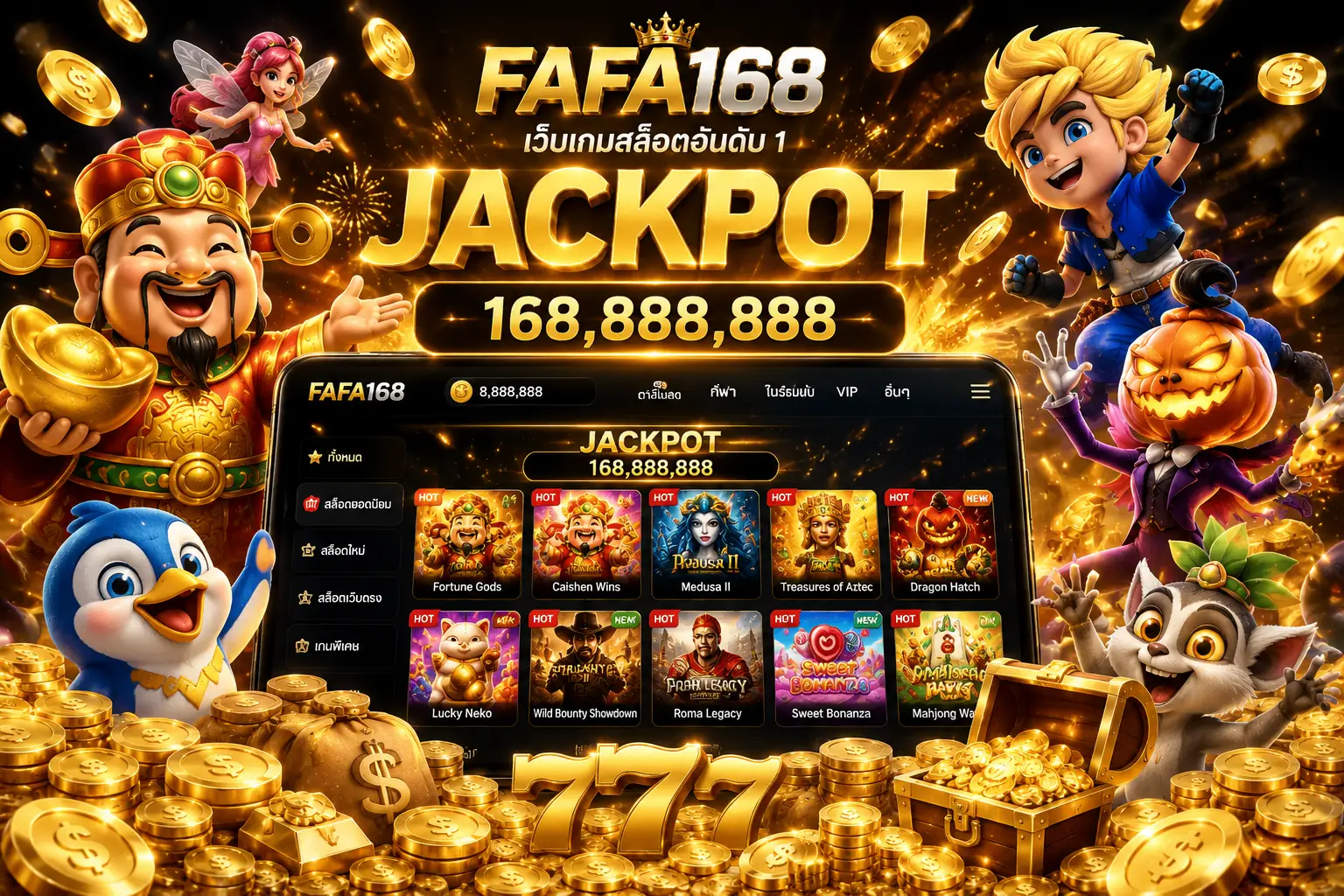 FAFA168 เว็บเกมออนไลน์ครบวงจร สล็อต คาสิโน และกีฬาออนไลน์